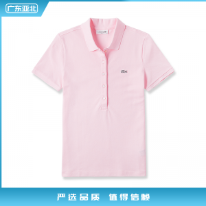 百搭潮流时尚POLO衫女短袖粉色